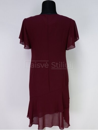 Bordinė šifono suknelė 2