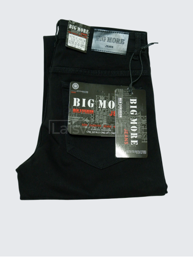 Juodi vyriški džinsai BIG MORE (W35-W42L32) 3