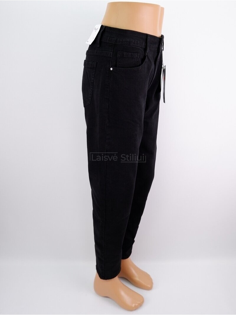 Juodi MOM FIT džinsai MOON GIRL 1 Juodi MOM FIT džinsai MOON GIRL 1