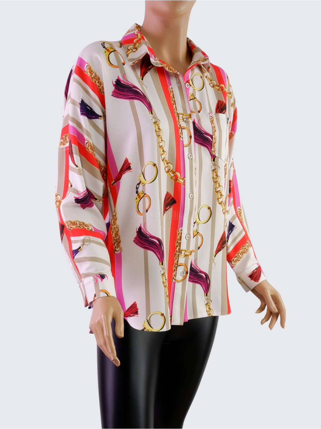 Šviesūs marškiniai kimono rankovėmis 1 Šviesūs marškiniai kimono rankovėmis 1