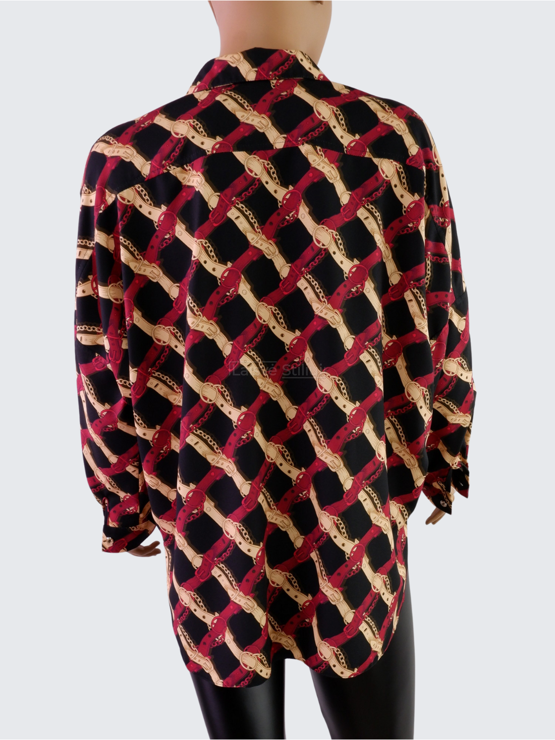 Marškiniai kimono rankovėmis bordo spalva 2 Marškiniai kimono rankovėmis bordo spalva 2