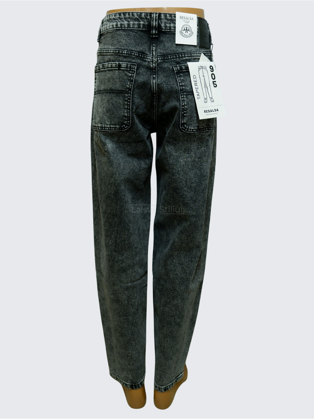 Pilki garinti vyriški džinsai RESALSA TAPERED STYLE (30-38L32) 2
