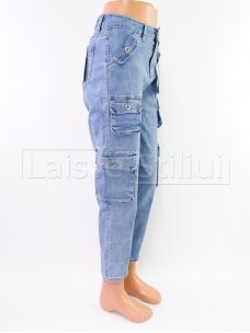 Šviesiai mėlyni su kišenėmis džinsai LAJOLY