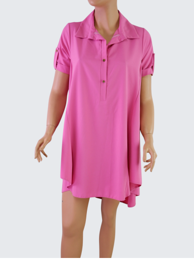 Šviesiai rožinė tunika suknelė