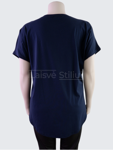 Tamsiai mėlyna palaidinė tunika 2
