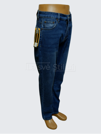 Vyriški mėlyni džinsai K&L JEANS (32-42L32) 1 Vyriški mėlyni džinsai K&L JEANS (32-42L32) 1